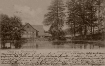 <p>Knížecí - Černý mlýn - 2 (čp. 37, Fürstenwaldský mlýn, fungoval do roku 1946, později vyhořel a již nebyl obnoven, dnes nestojí, mlýnský rybník má protrženou hráz)</p>